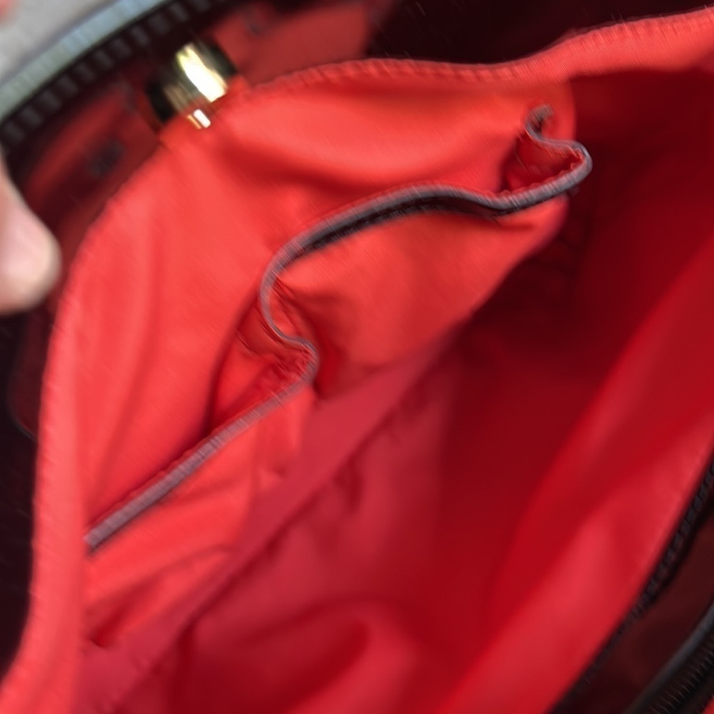 Anne Klein red/ black/ ivory purse. - Picture 8 of 12